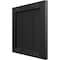 Ekena Millwork 12"W x 12"H True Fit PVC Framed Board-n-Batten Shutters Sample, Black SAMPLE-TFPBFBL - alternate 3